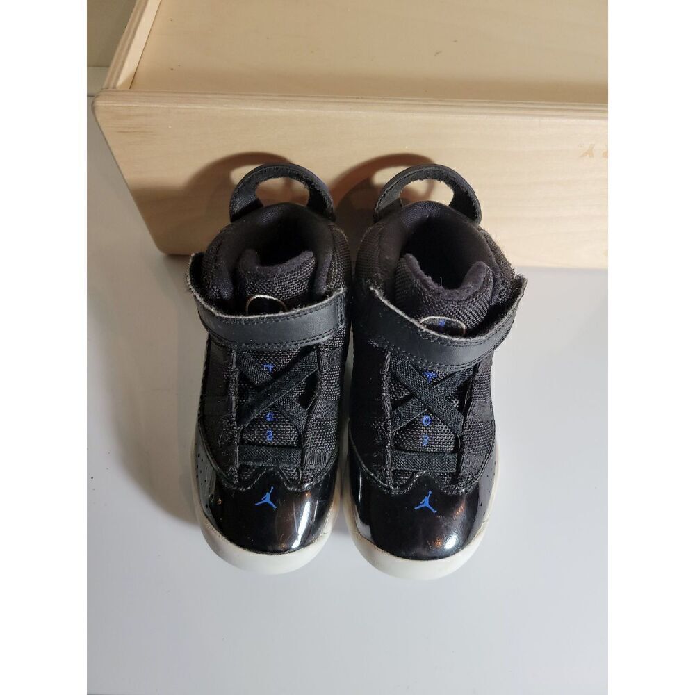 JORDAN 6 RINGS BLACK/WHITE Size 9C - Picture 2 of 5